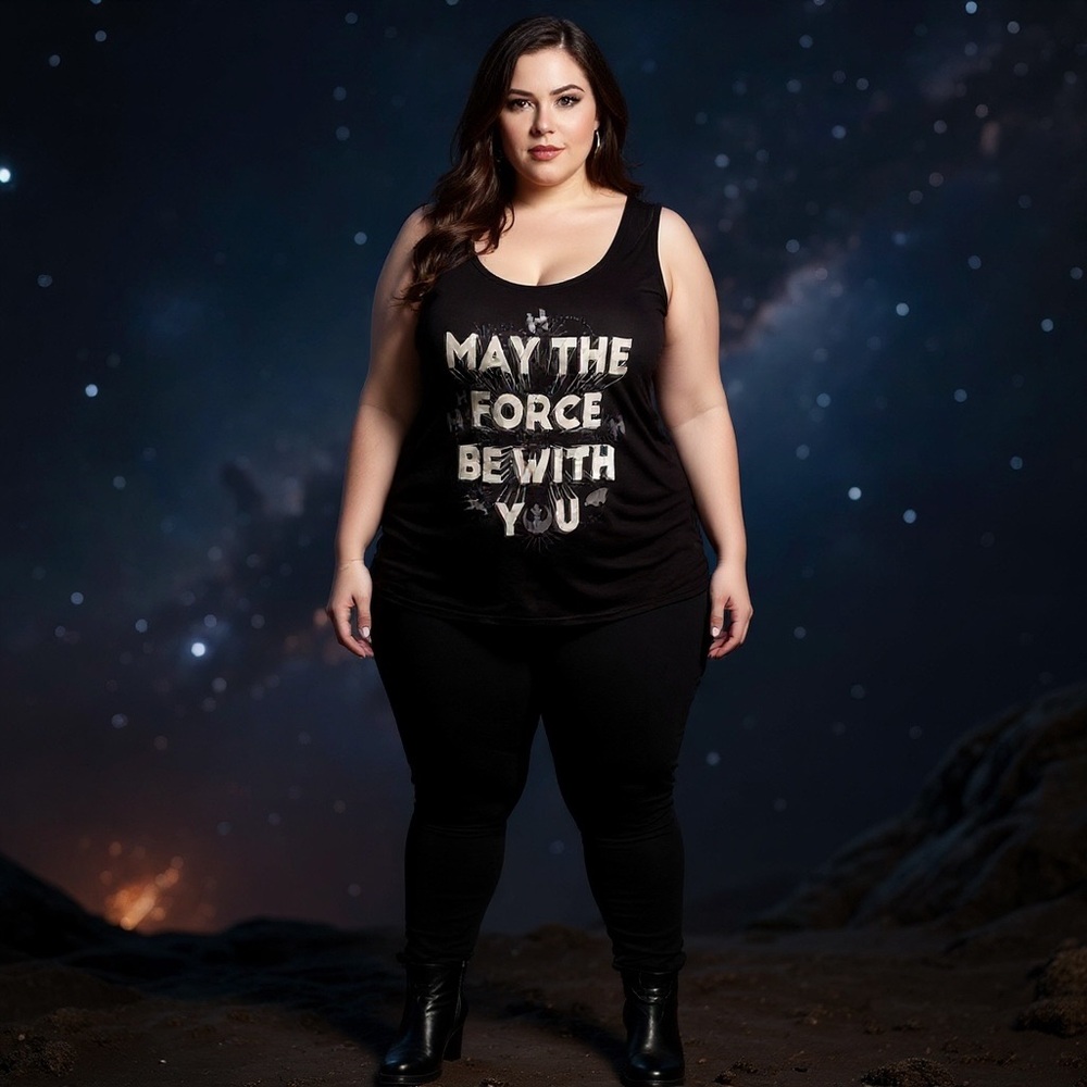 Torrid Disney Star Wars Mesh Tank – Size 6 – Rare Find